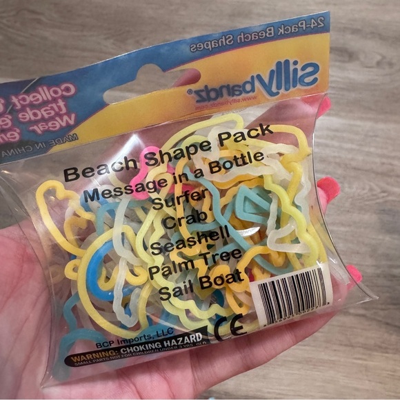 Silly Bandz Bracelet Assortment Letters Beach Bands - Picture 5 of 6